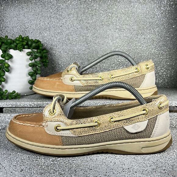 Sperry Topsider Angelfish Shimmer Boat Shoes Loafers Size 6 - Picture 1 of 10